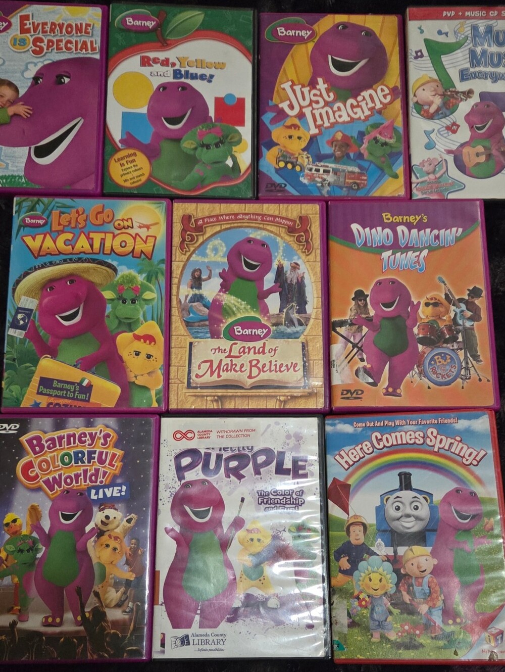 Barney Vintage DVD 10pc Lot